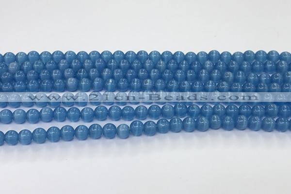 CCT1409 15 inches 4mm, 6mm round cats eye beads