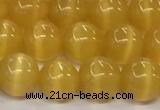 CCT1437 15 inches 8mm, 10mm, 12mm round cats eye beads