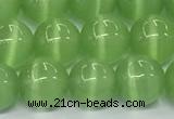 CCT1440 15 inches 8mm, 10mm, 12mm round cats eye beads