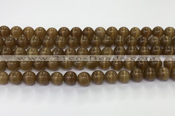 CCT1442 15 inches 8mm, 10mm, 12mm round cats eye beads