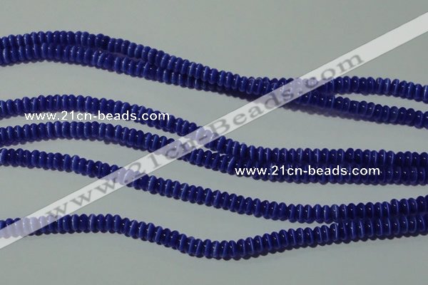 CCT207 15 inches 2*4mm rondelle cats eye beads wholesale