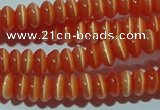 CCT216 15 inches 2*4mm rondelle cats eye beads wholesale