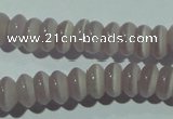 CCT233 15 inches 3*6mm rondelle cats eye beads wholesale