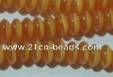 CCT236 15 inches 3*6mm rondelle cats eye beads wholesale