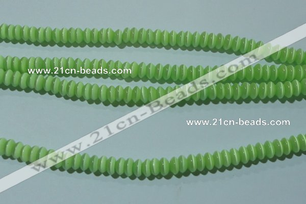 CCT242 15 inches 3*6mm rondelle cats eye beads wholesale