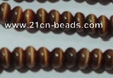 CCT248 15 inches 3*6mm rondelle cats eye beads wholesale