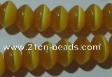 CCT279 15 inches 5*8mm rondelle cats eye beads wholesale