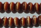 CCT282 15 inches 5*8mm rondelle cats eye beads wholesale