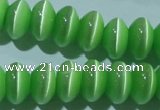 CCT289 15 inches 5*8mm rondelle cats eye beads wholesale