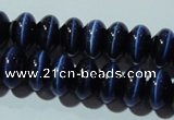 CCT292 15 inches 5*8mm rondelle cats eye beads wholesale