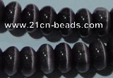 CCT295 15 inches 5*8mm rondelle cats eye beads wholesale