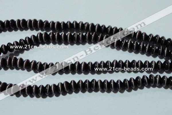 CCT296 15 inches 5*8mm rondelle cats eye beads wholesale