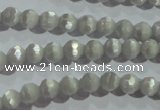 CCT302 15 inches 4mm faceted round cats eye beads wholesale