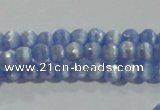 CCT321 15 inches 4mm faceted round cats eye beads wholesale