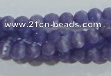 CCT322 15 inches 4mm faceted round cats eye beads wholesale