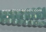 CCT323 15 inches 4mm faceted round cats eye beads wholesale