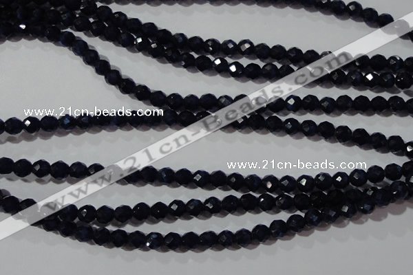 CCT348 15 inches 5mm faceted round cats eye beads wholesale