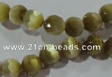 CCT358 15 inches 6mm faceted round cats eye beads wholesale