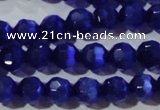 CCT364 15 inches 6mm faceted round cats eye beads wholesale