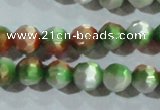 CCT365 15 inches 6mm faceted round cats eye beads wholesale