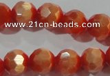 CCT373 15 inches 8mm faceted round cats eye beads wholesale