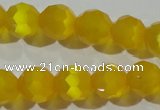 CCT377 15 inches 8mm faceted round cats eye beads wholesale