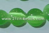 CCT521 15 inches 10mm flat round cats eye beads wholesale