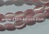 CCT603 15 inches 4*6mm oval cats eye beads wholesale