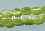 CCT607 15 inches 4*6mm oval cats eye beads wholesale