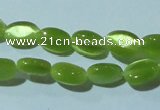 CCT608 15 inches 4*6mm oval cats eye beads wholesale