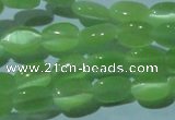 CCT609 15 inches 4*6mm oval cats eye beads wholesale