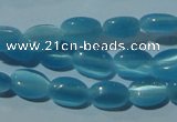 CCT611 15 inches 4*6mm oval cats eye beads wholesale