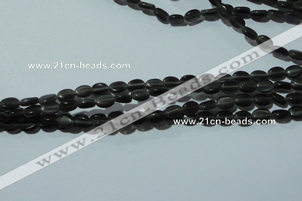 CCT617 15 inches 4*6mm oval cats eye beads wholesale