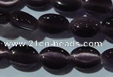 CCT642 15 inches 6*8mm oval cats eye beads wholesale