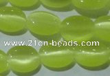 CCT644 15 inches 6*8mm oval cats eye beads wholesale