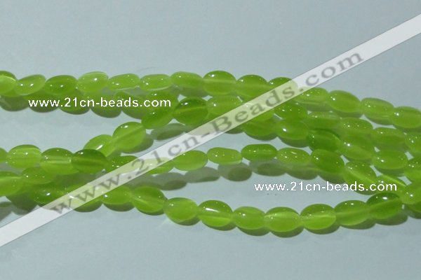 CCT645 15 inches 6*8mm oval cats eye beads wholesale