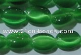 CCT650 15 inches 6*8mm oval cats eye beads wholesale