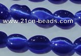 CCT651 15 inches 6*8mm oval cats eye beads wholesale