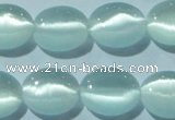 CCT660 15 inches 8*10mm oval cats eye beads wholesale