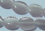 CCT662 15 inches 8*10mm oval cats eye beads wholesale