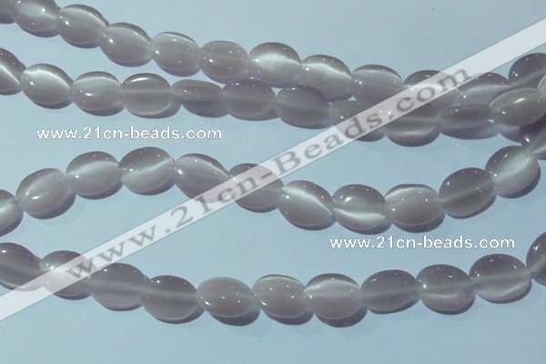 CCT662 15 inches 8*10mm oval cats eye beads wholesale