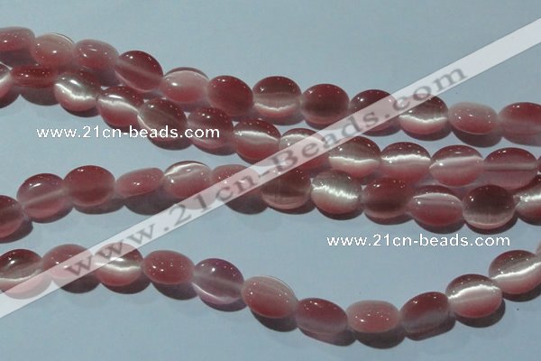 CCT665 15 inches 8*10mm oval cats eye beads wholesale