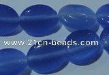 CCT678 15 inches 8*10mm oval cats eye beads wholesale