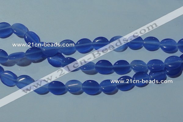 CCT678 15 inches 8*10mm oval cats eye beads wholesale