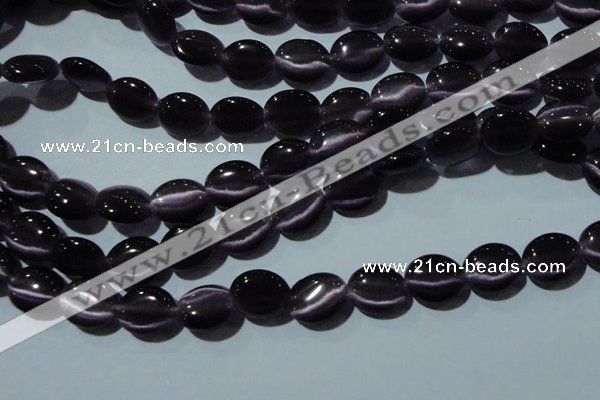 CCT680 15 inches 8*10mm oval cats eye beads wholesale