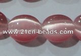 CCT694 15 inches 10*12mm oval cats eye beads wholesale