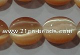 CCT696 15 inches 10*12mm oval cats eye beads wholesale