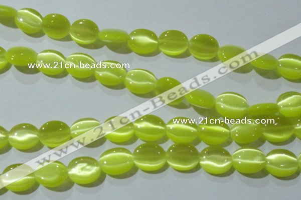 CCT698 15 inches 10*12mm oval cats eye beads wholesale