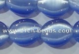 CCT702 15 inches 10*12mm oval cats eye beads wholesale