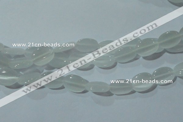 CCT720 15 inches 10*14mm oval cats eye beads wholesale